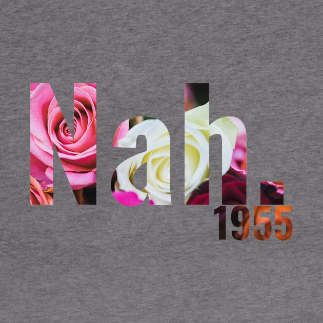 Floral Nah 1955 Rosa by SpecialShirts